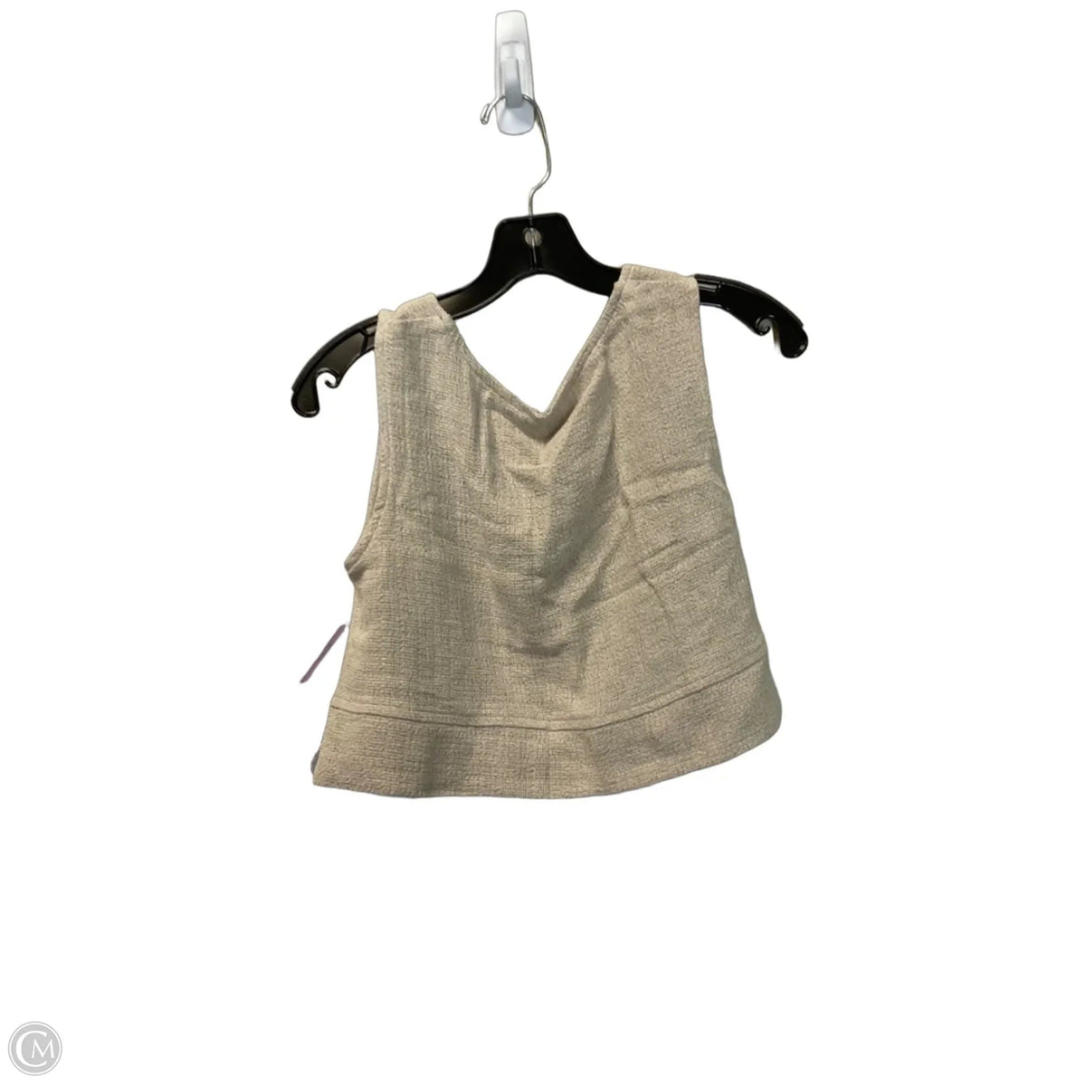 Top Sleeveless By Clothes Mentor In Tan, Size: L