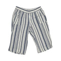 Pants Cropped By Clothes Mentor In Blue & White, Size:2X