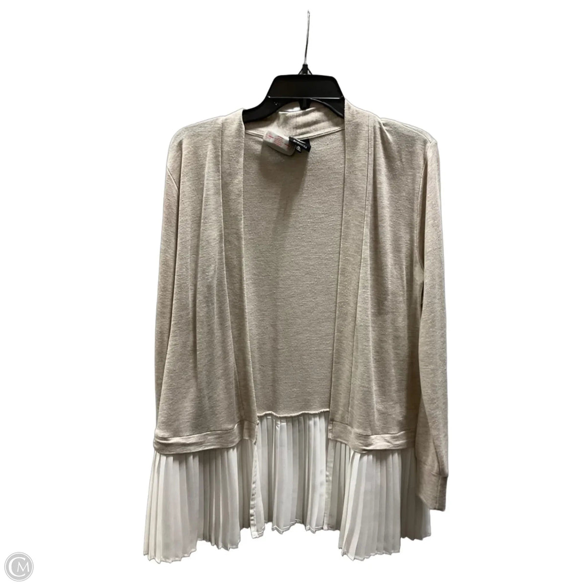 Cardigan By Bobeau In Tan, Size: M