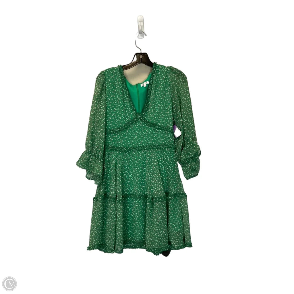 Dress Casual Short By Tcec In Green, Size: M