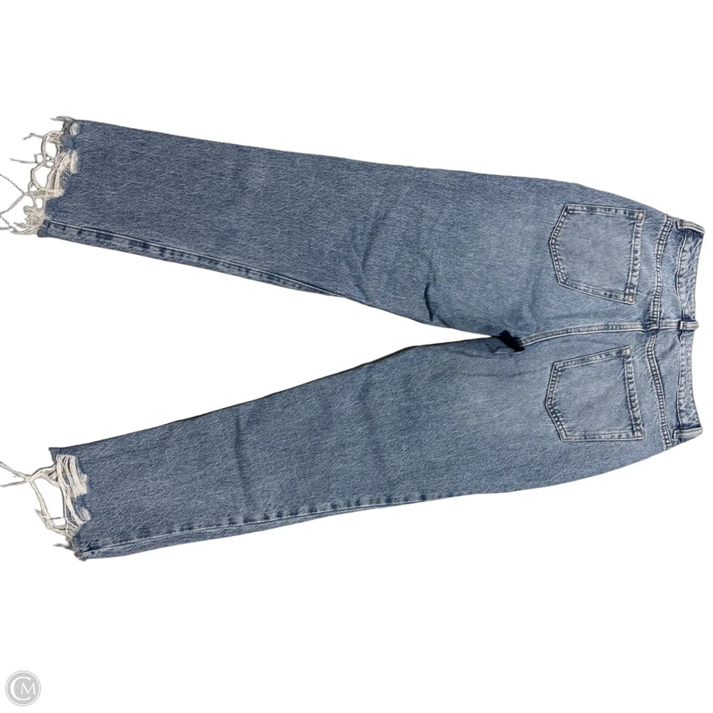 Jeans Straight By Garage In Blue Denim, Size: 4