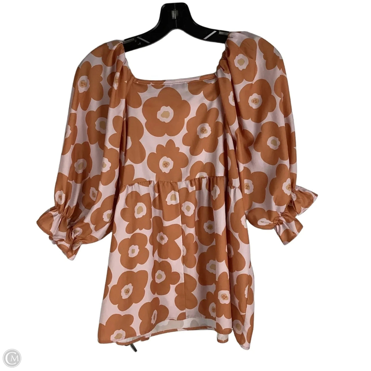 Top Short Sleeve By Clothes Mentor In Orange, Size: S