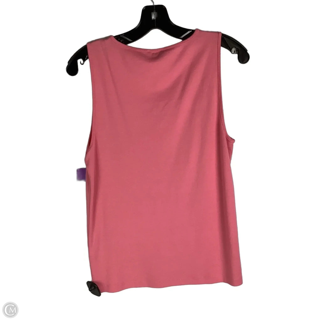 Top Sleeveless Basic By J. Crew In Pink, Size: L
