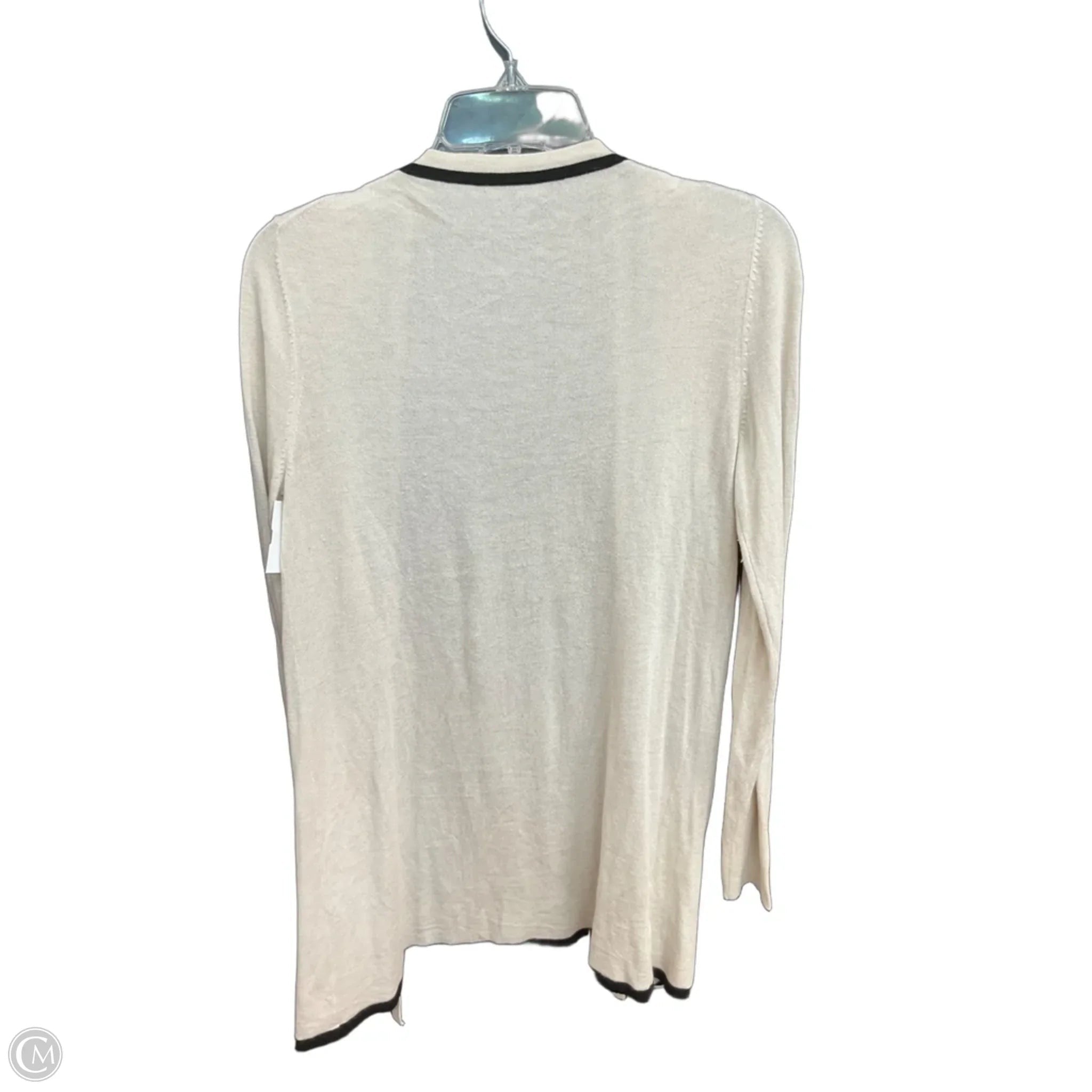 Cardigan By Ann Taylor In Cream, Size: M