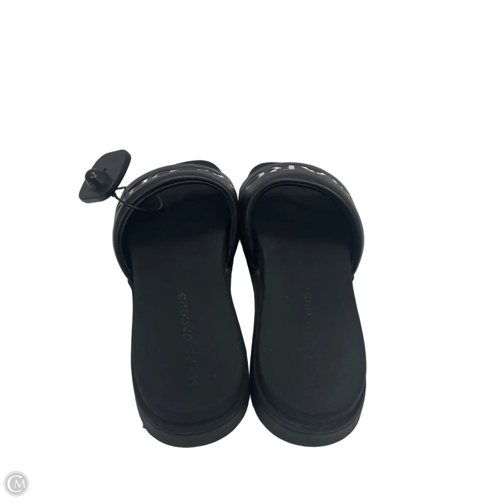 Sandals Luxury Designer By Marc Jacobs In Black, Size: 8