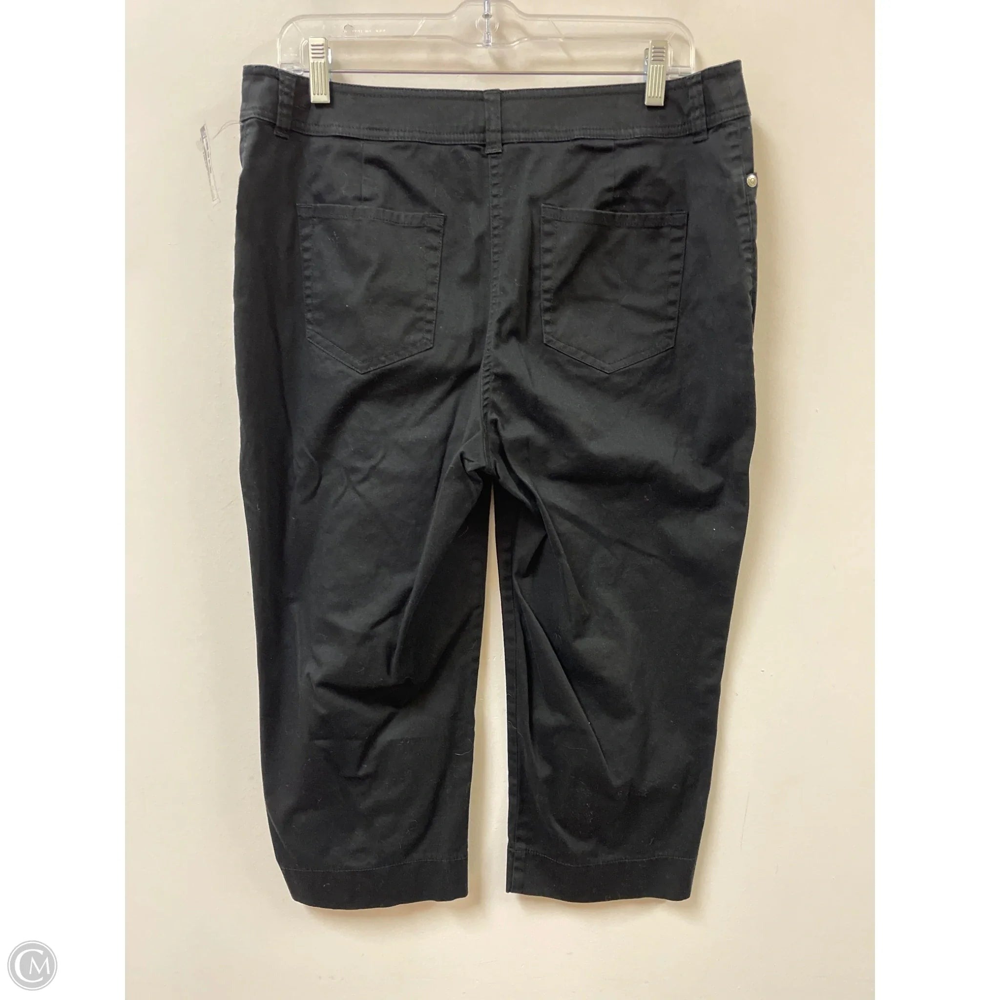 Capris By Chicos In Black, Size: 10