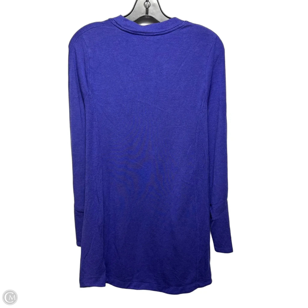 Athletic Top Long Sleeve Crewneck By Athleta In Purple, Size: M