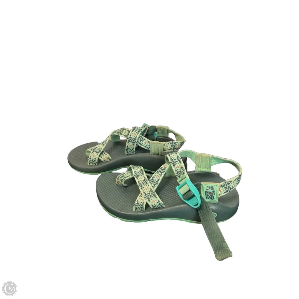 Sandals Sport By Chacos In Blue & Green, Size: 5