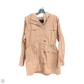 Jacket Windbreaker By J. Crew In Peach, Size: L