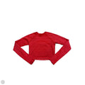 Athletic Top Long Sleeve Crewneck By Lululemon In Red, Size: S