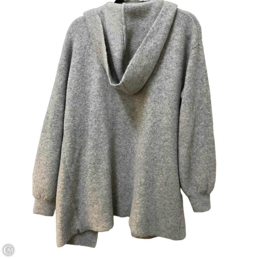 Sweater Cardigan Cashmere By Cmb In Grey, Size: Osfm
