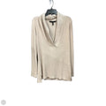 Top Long Sleeve By White House Black Market In Tan, Size: Xl