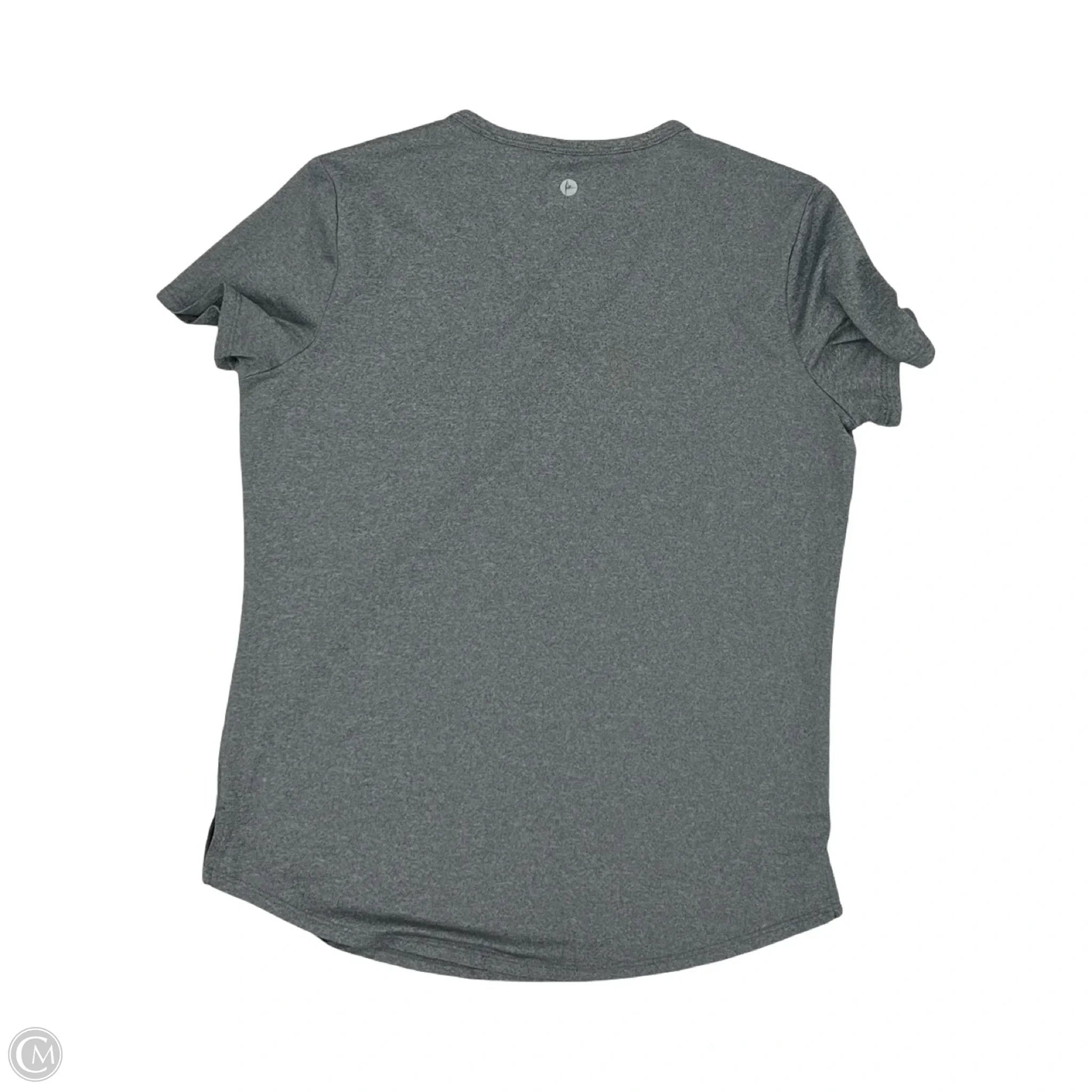 Athletic Top Short Sleeve By 90 Degrees By Reflex In Grey, Size: S