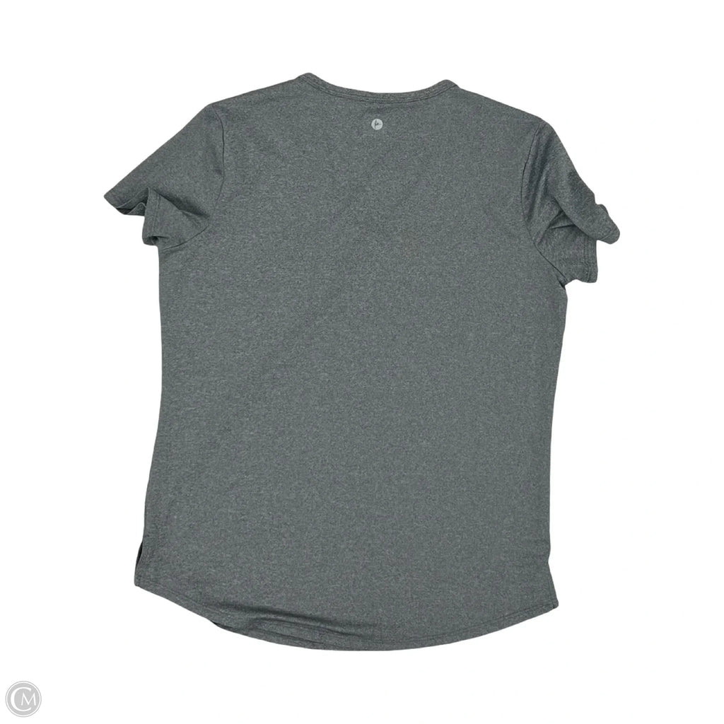 Athletic Top Short Sleeve By 90 Degrees By Reflex In Grey, Size: S
