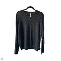 Athletic Top Long Sleeve Crewneck By Athleta In Black & Grey, Size: Xs