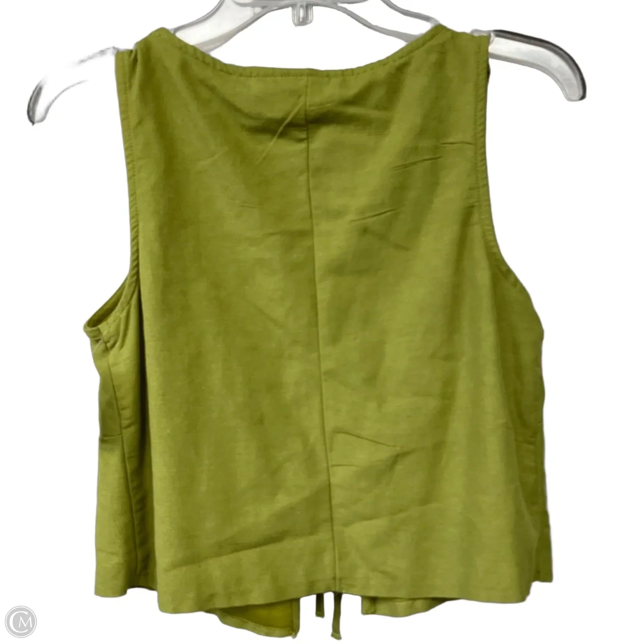 Top Sleeveless By Clothes Mentor In Green, Size: L