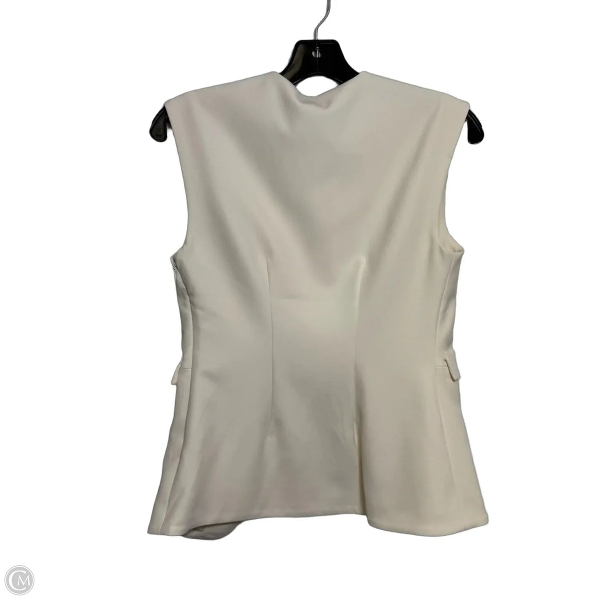 Vest Other By Express In Ivory, Size: Xs
