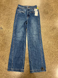 Jeans Wide Leg By We The Free In Blue Denim, Size:Xs