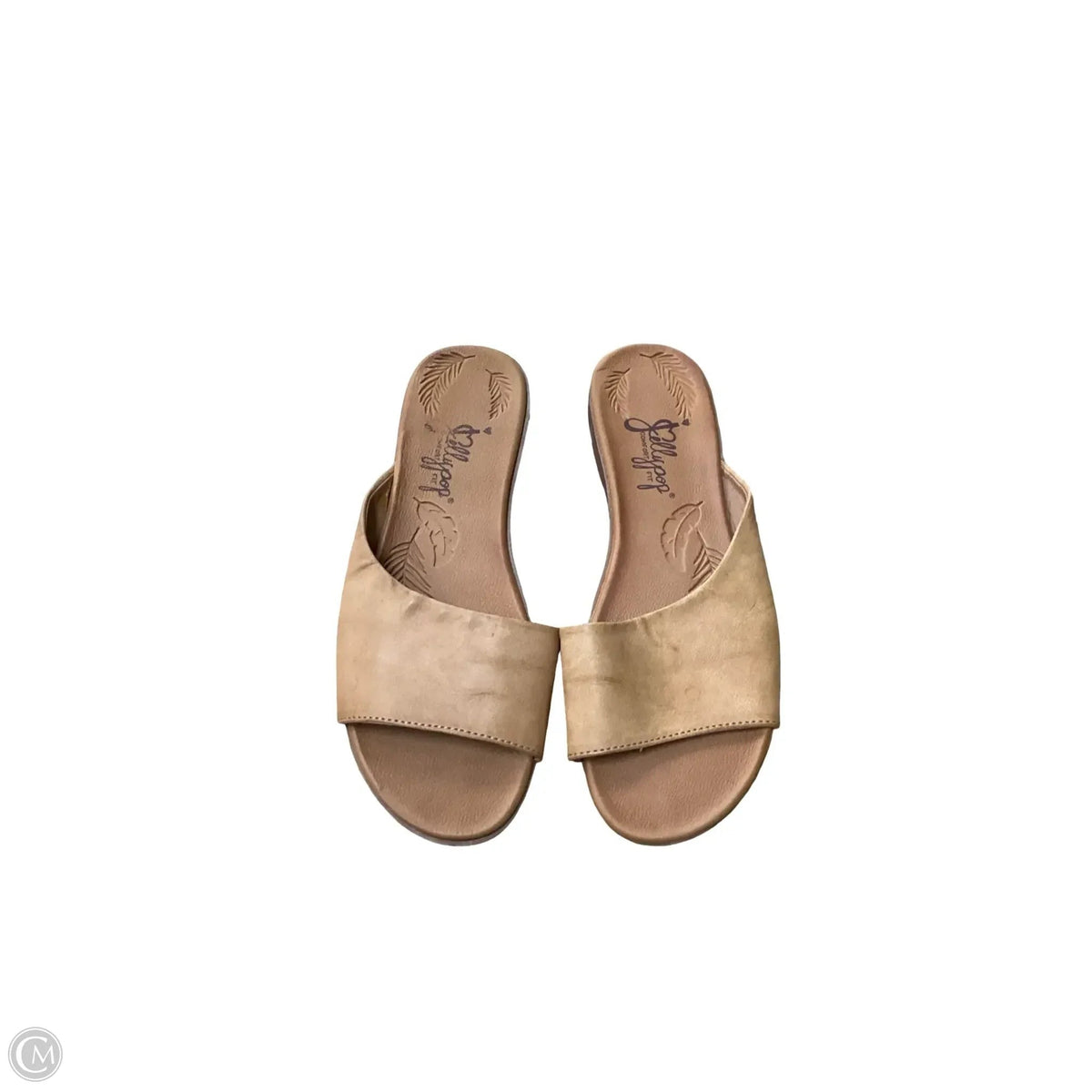 Sandals Flats By Jelly Pop In Tan, Size: 7