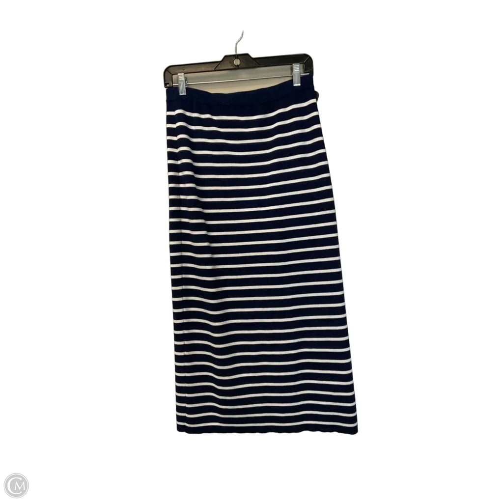 Skirt Maxi By Freshman In Striped Pattern, Size: L