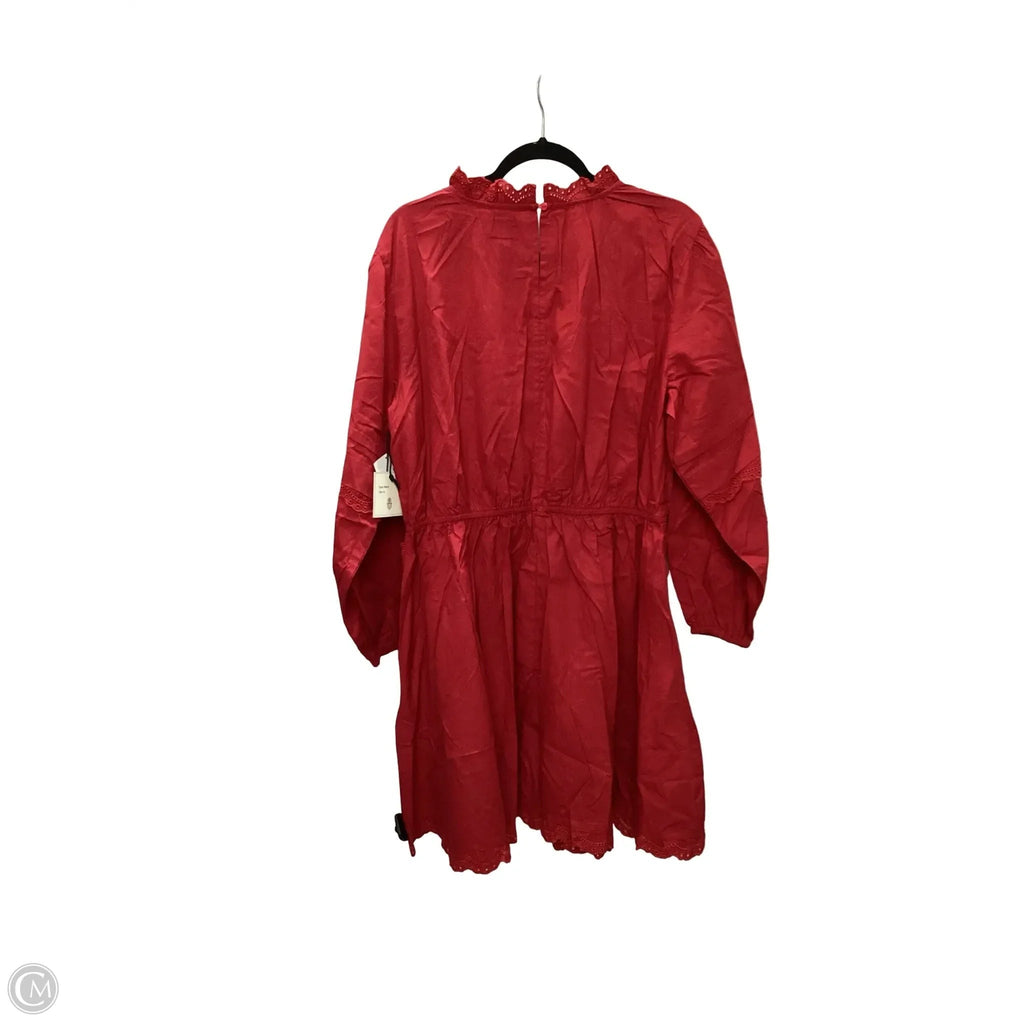 Dress Casual Short By Clothes Mentor In Red, Size: Xl