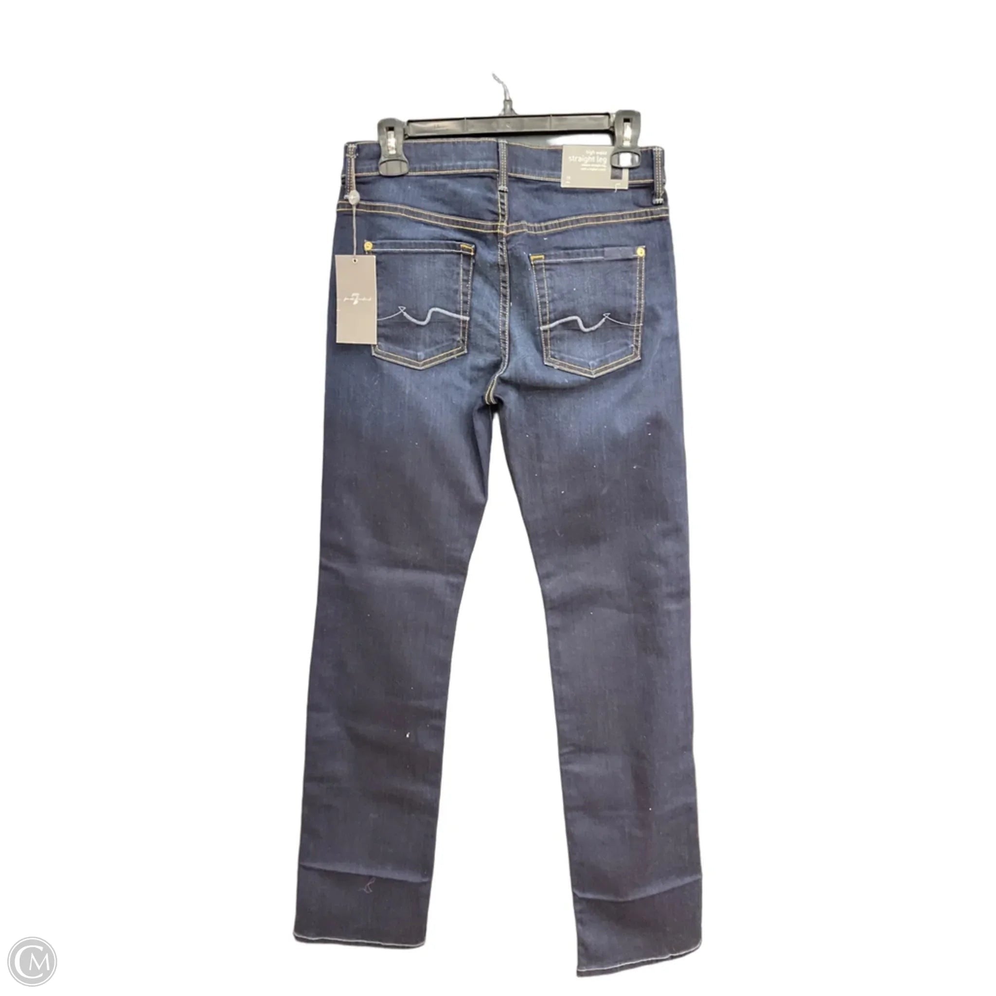Jeans Straight By 7 For All Mankind In Blue, Size: 8
