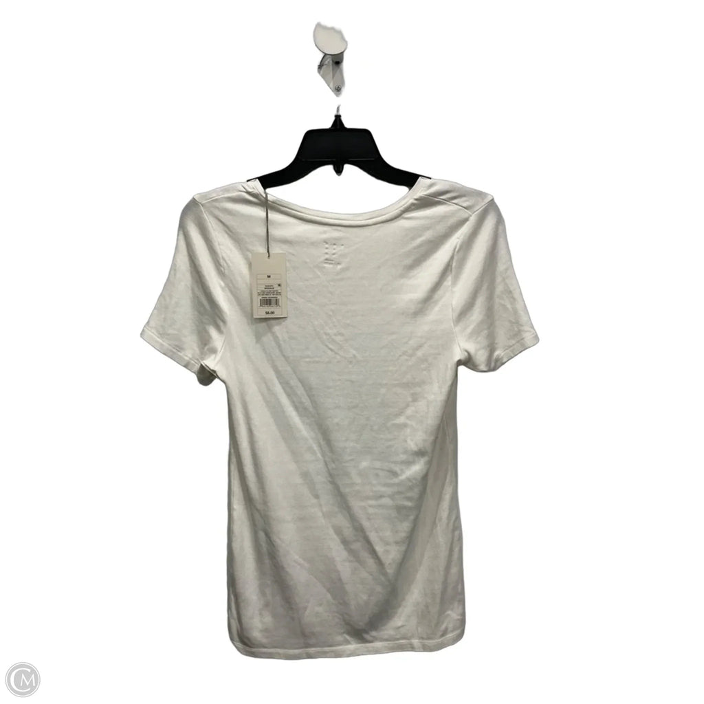 Top Short Sleeve By A New Day In White, Size: M
