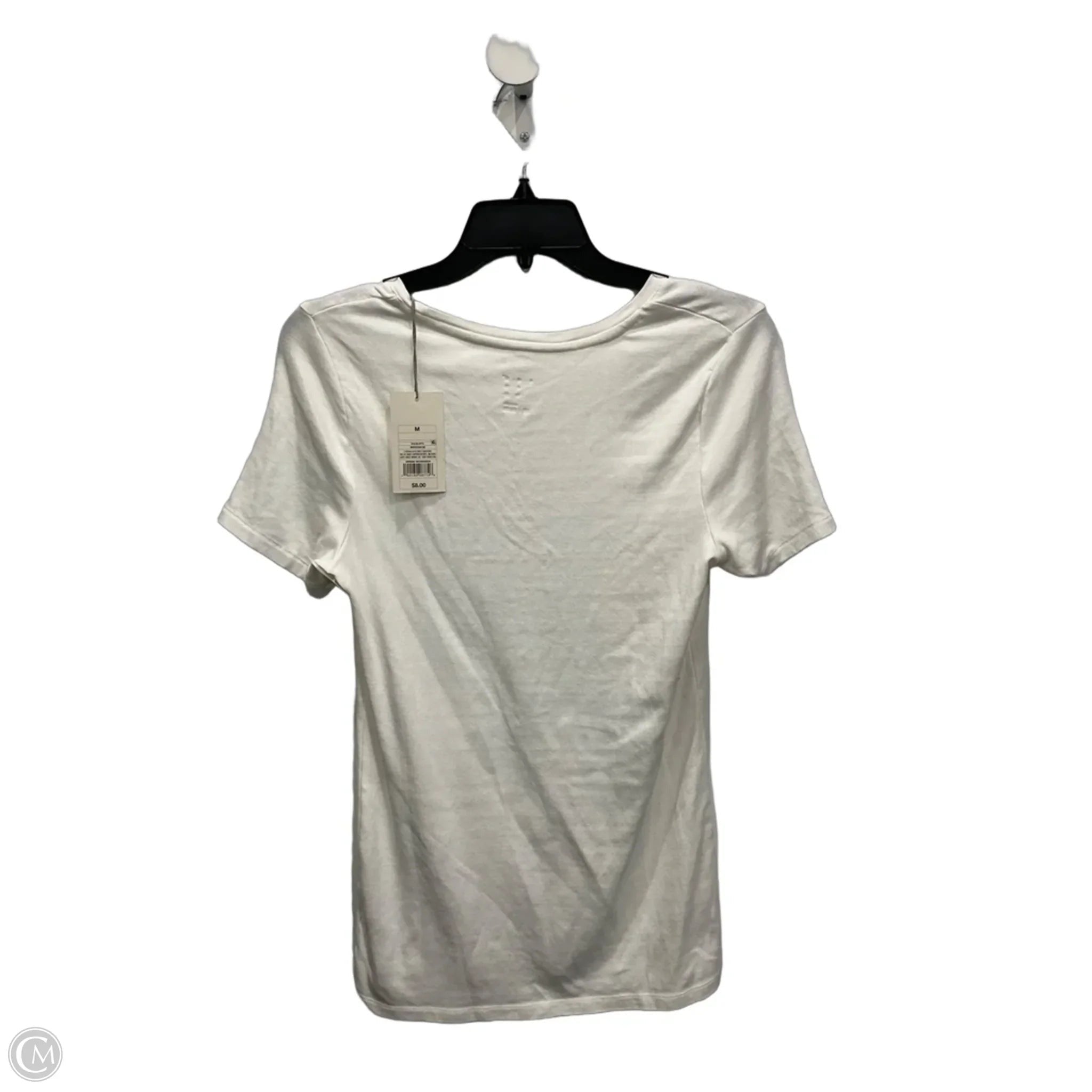 Top Short Sleeve By A New Day In White, Size: M