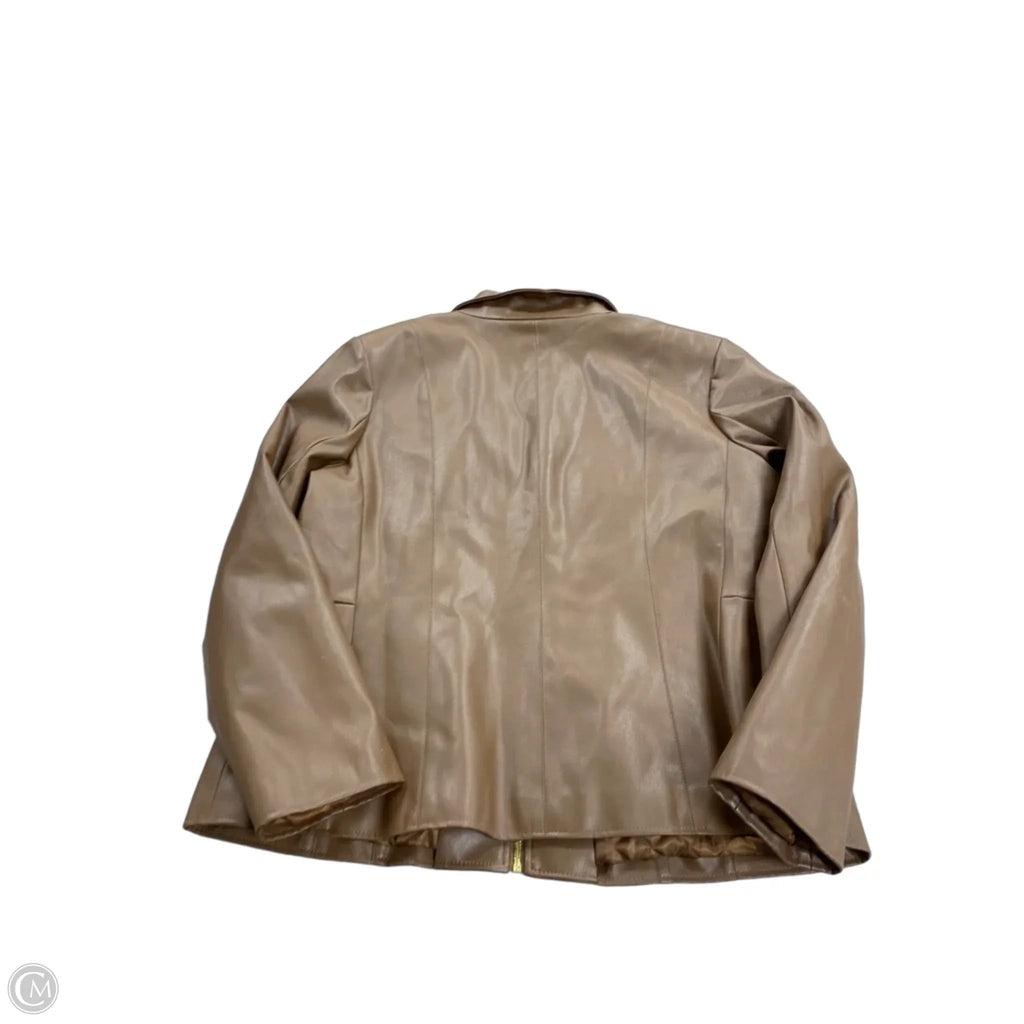 Jacket Other By Cole-haan In Brown, Size: 1x