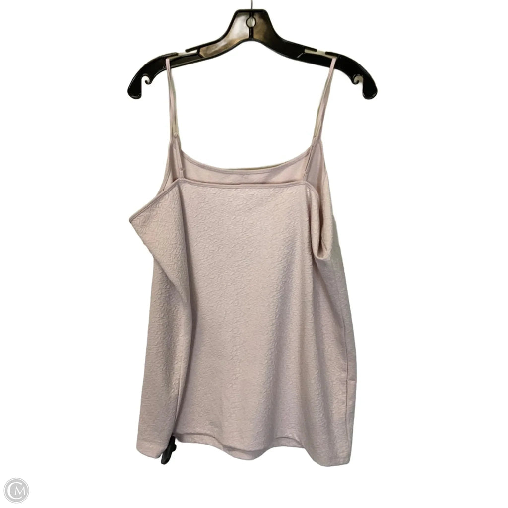 Top Sleeveless By Ann Taylor In Pink, Size: Xl
