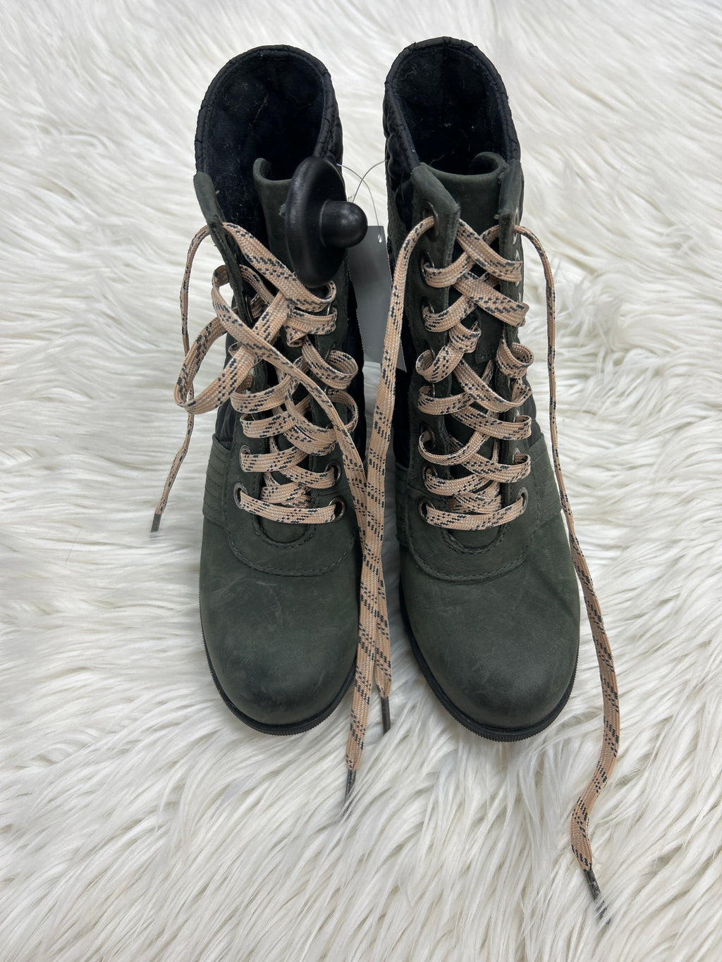 Boots Ankle Heels By Sorel In Green, Size:6