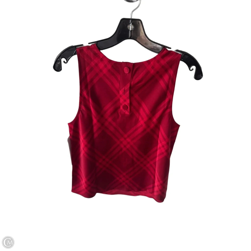 Top Sleeveless By J. Crew In Red, Size: Xs