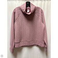 Athletic Top Long Sleeve Collar By Rbx In Pink, Size: M