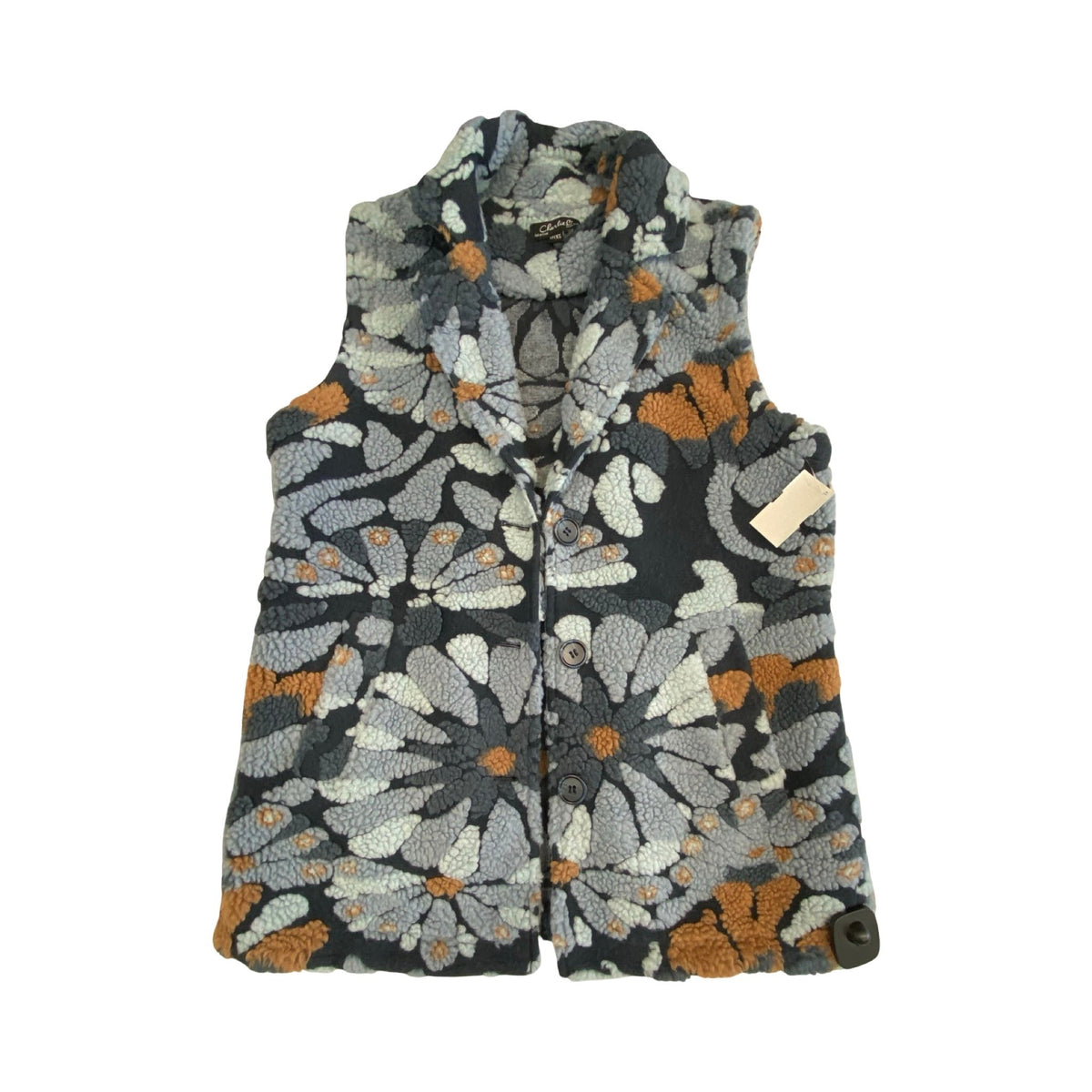 Vest Fleece By Charlie B In Multi, Size:Xs