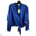 Top Long Sleeve By Lucy Paris In Blue, Size: L
