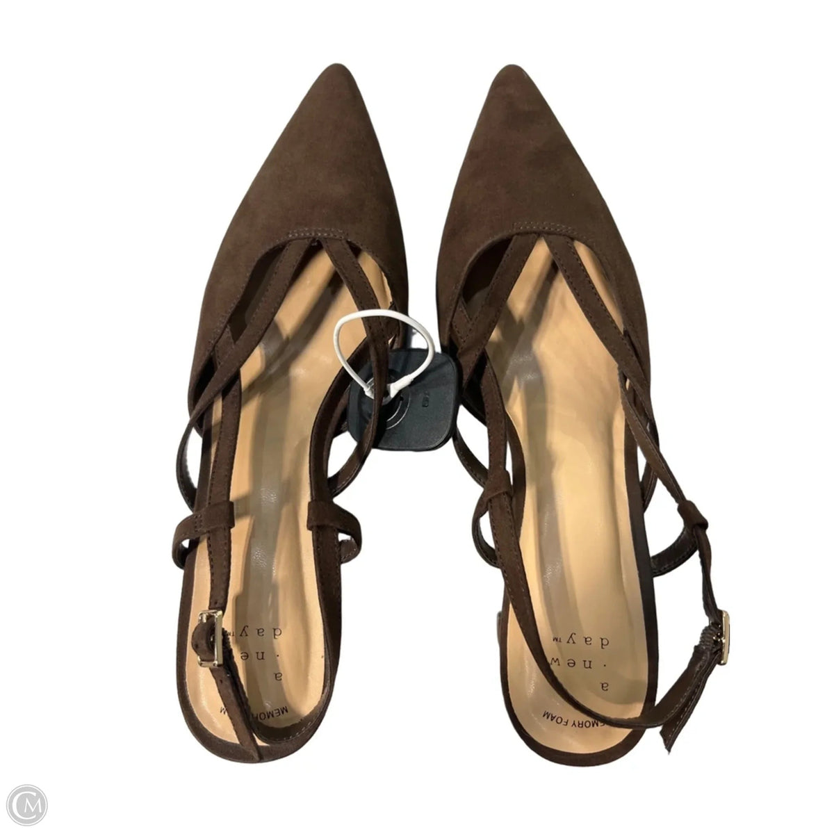 Shoes Heels Block By A New Day In Brown, Size: 9