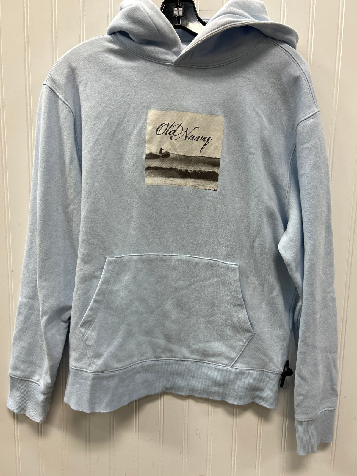 Sweatshirt Hoodie By Old Navy In Blue, Size:M