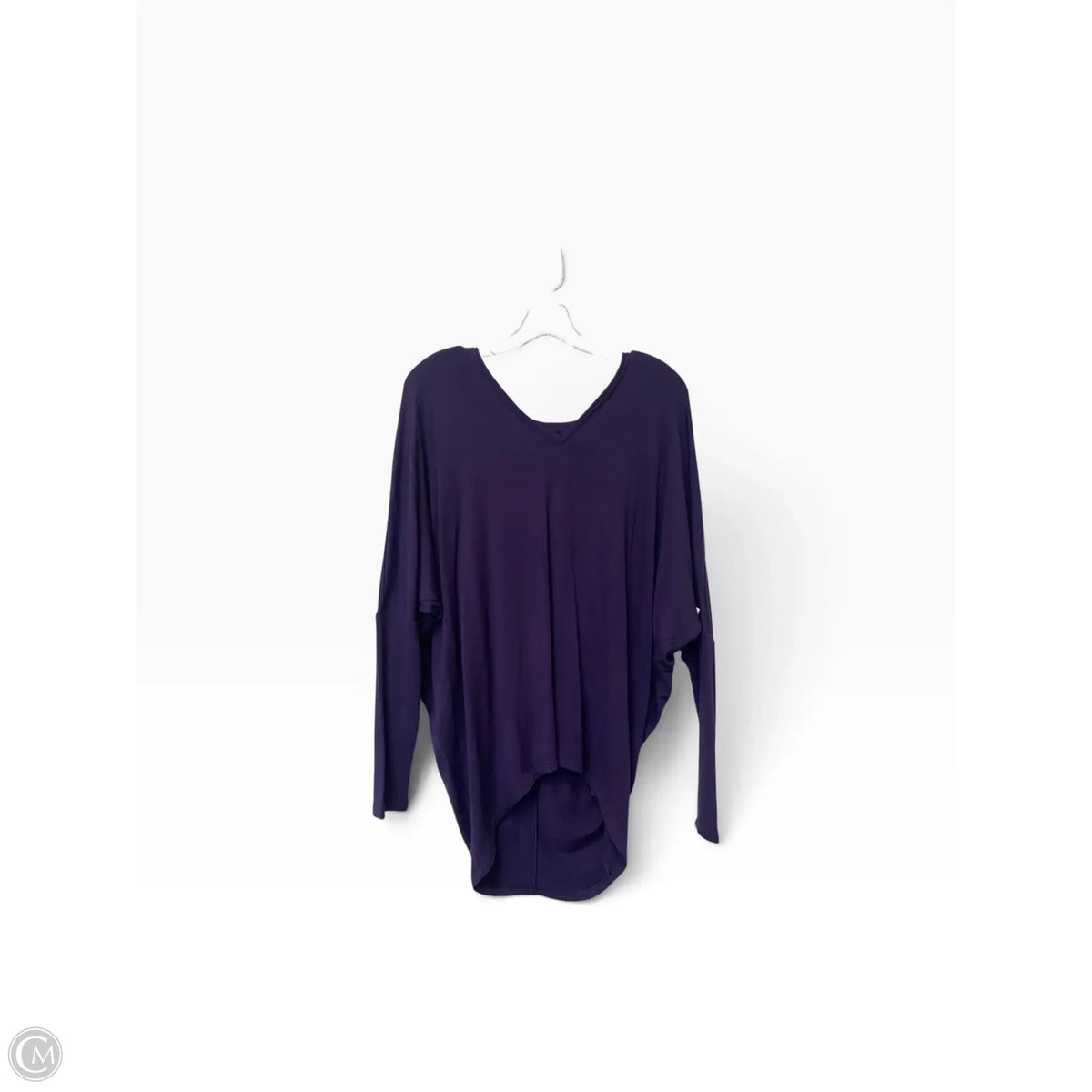 Top Long Sleeve By White House Black Market In Purple, Size: S