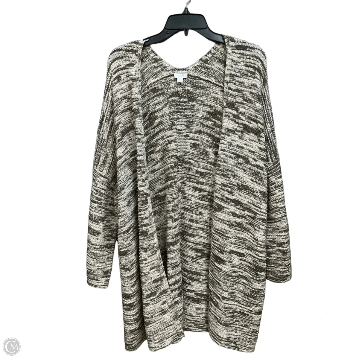 Cardigan By Pure Jill In Tan, Size: L