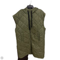 Vest Puffer & Quilted By White Mark In Green, Size: 2x