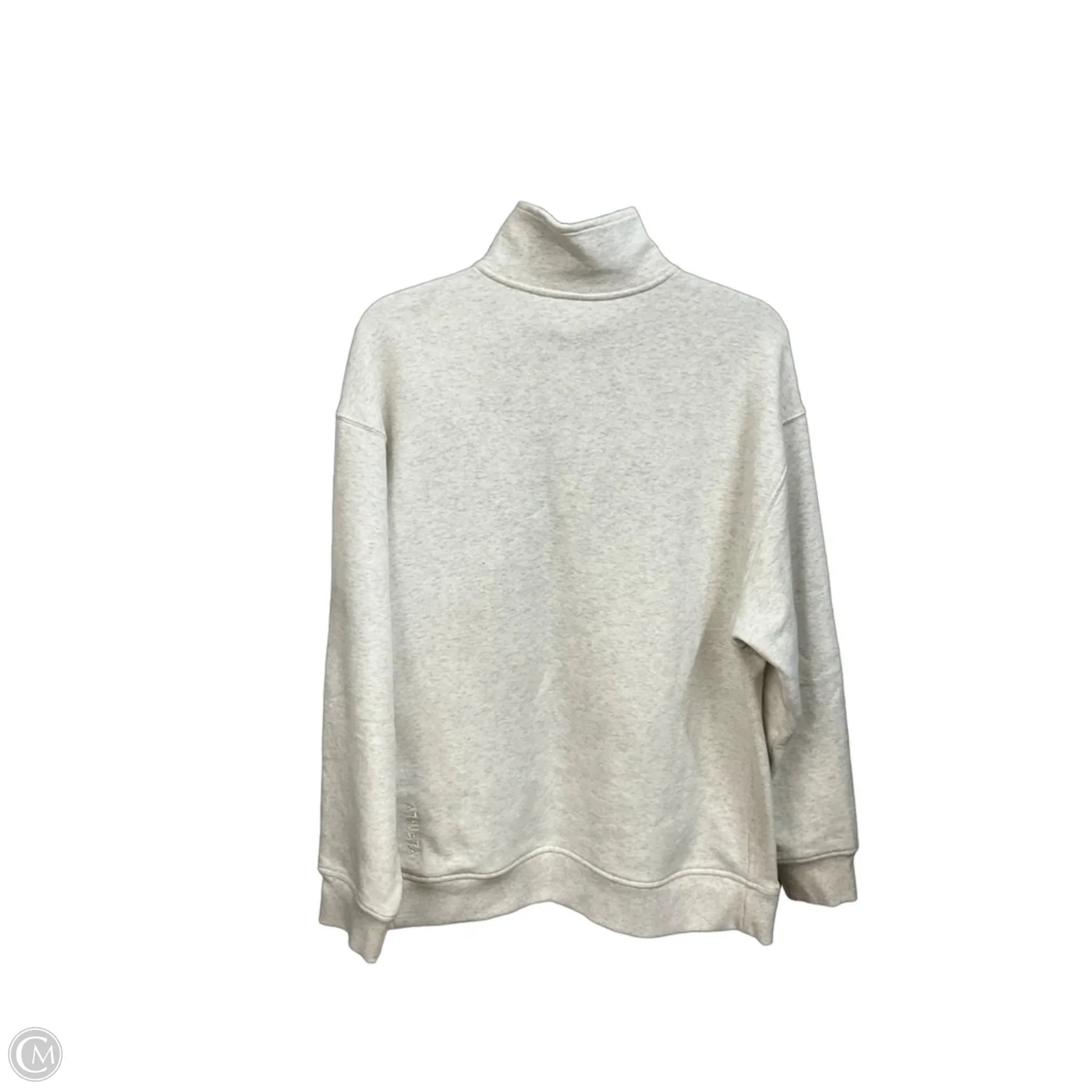 Athletic Sweatshirt Collar By Athleta In Ivory, Size: S