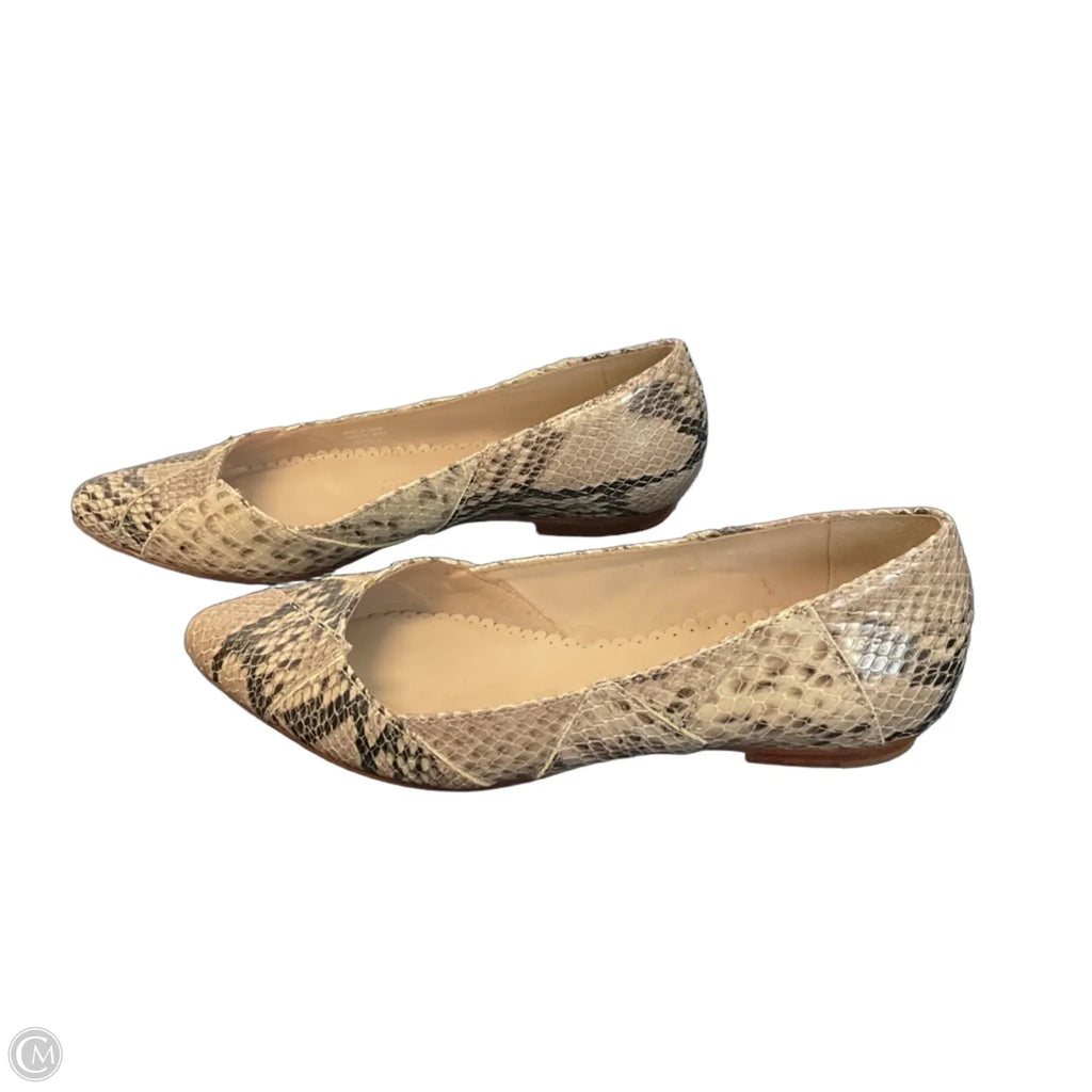 Shoes Flats By Jack Rogers In Snakeskin Print, Size: 5