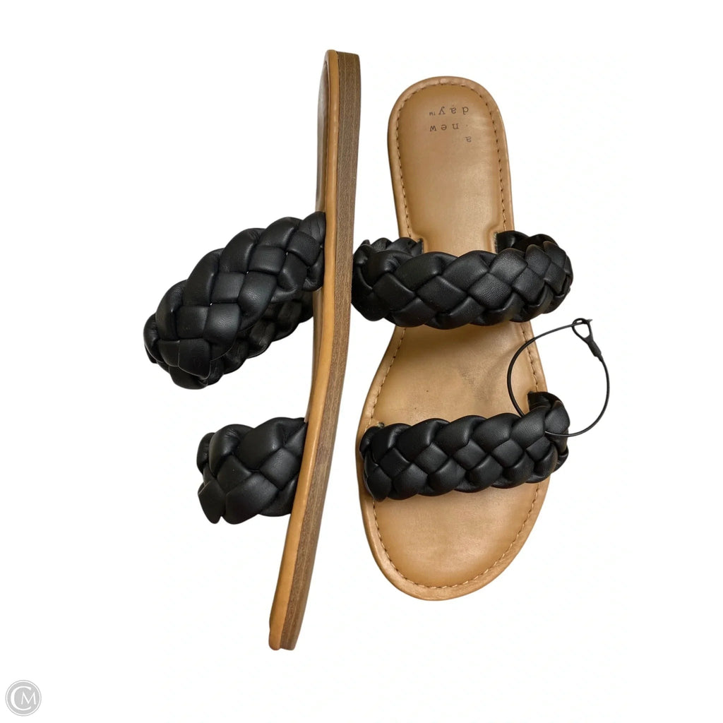 Shoes Flats By A New Day In Black, Size: 7.5