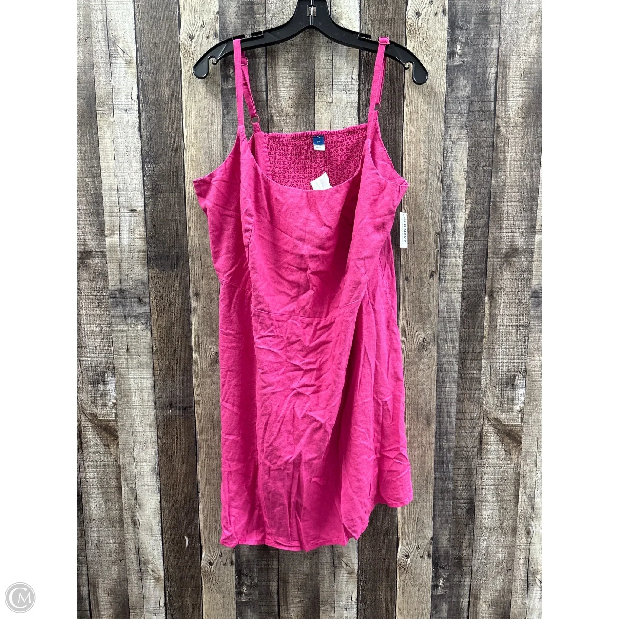 Dress Casual Short By Old Navy In Pink, Size: 2x
