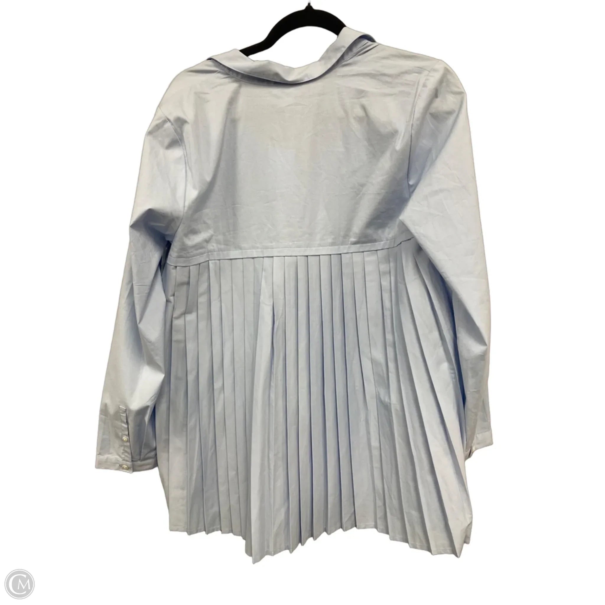 Blouse Long Sleeve By J. Jill In Blue, Size: M