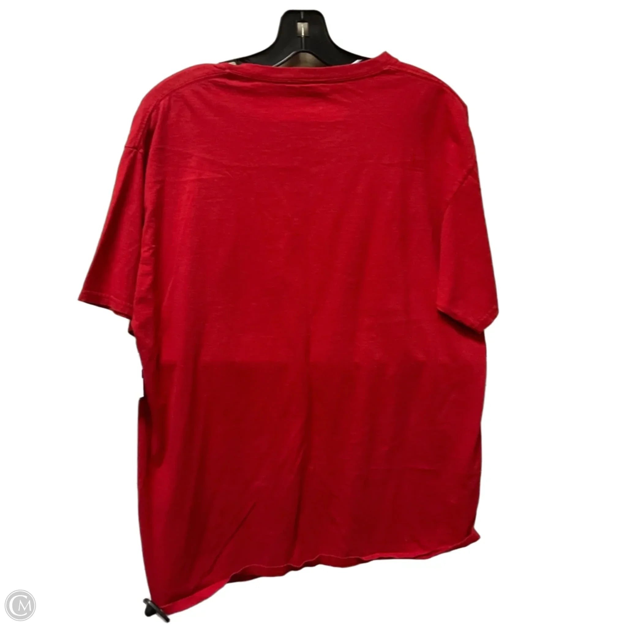 Top Short Sleeve By Disney In Red, Size: L