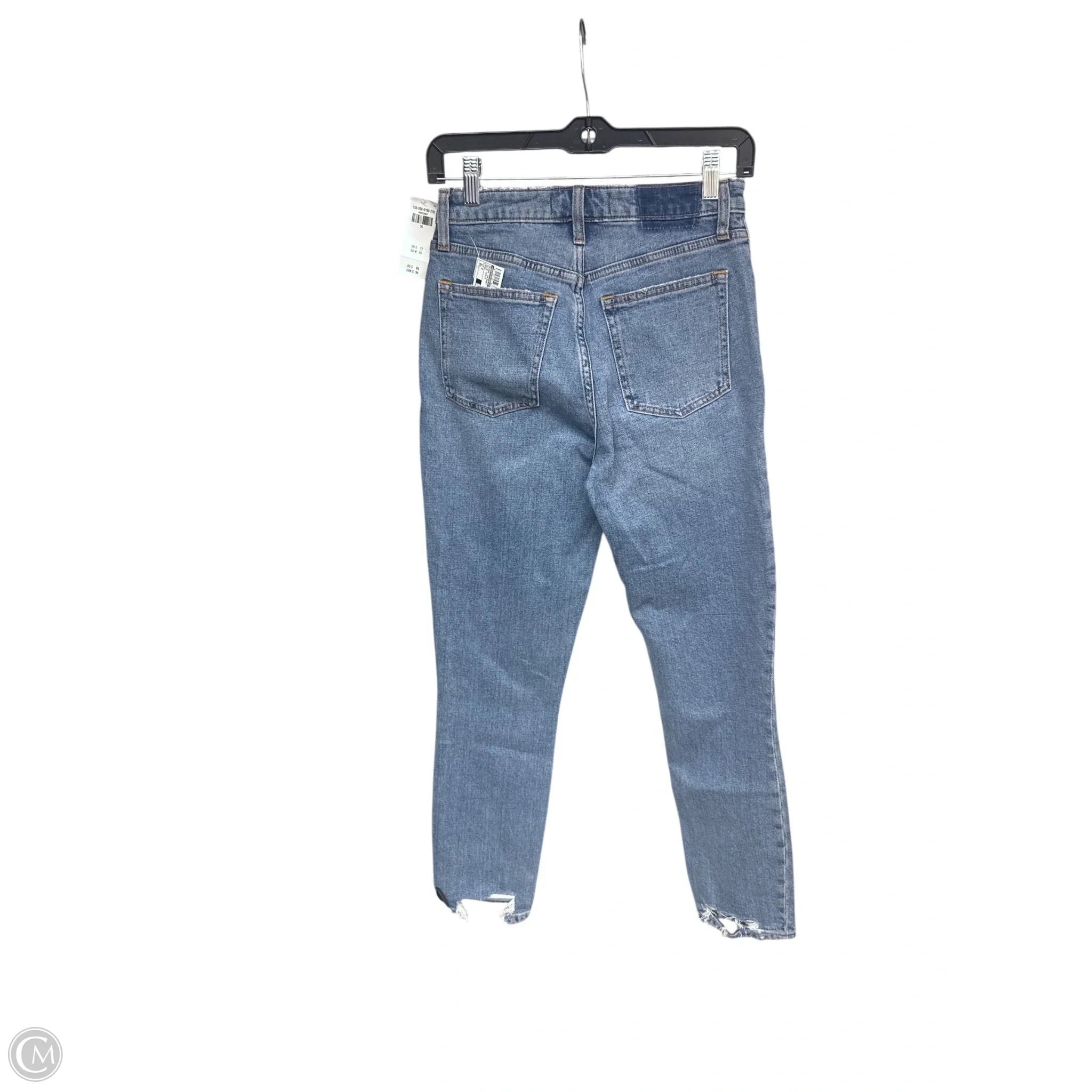 Jeans Skinny By Abercrombie And Fitch In Blue Denim, Size: 2