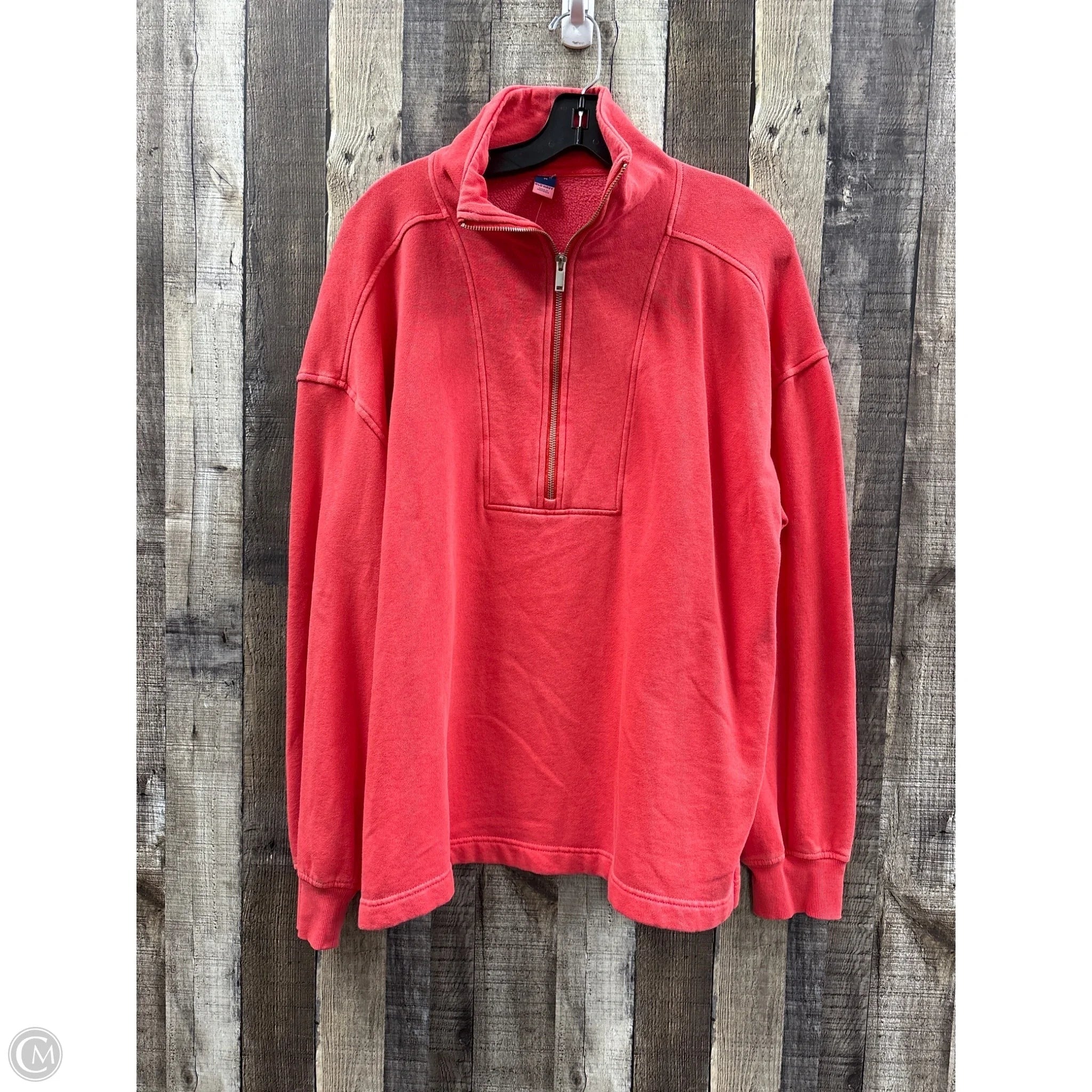 Sweatshirt Collar By Old Navy In Red, Size: M