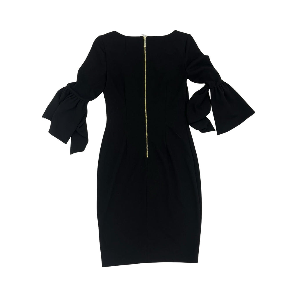 Dress Work By Calvin Klein In Black, Size:2