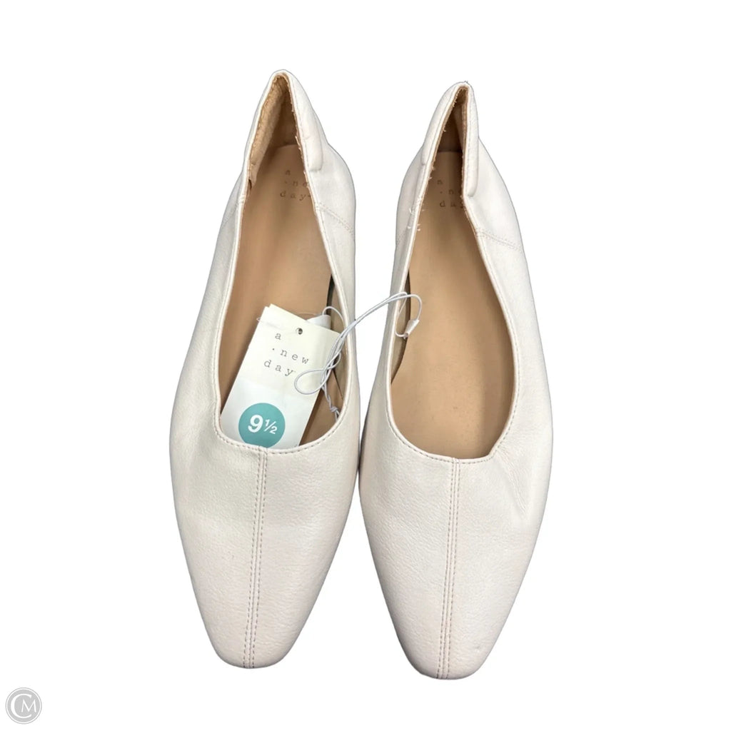 Shoes Flats By A New Day In Beige, Size: 9.5
